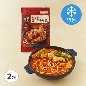 삼진어묵 얼큰 김치우동전골 (냉동), 576g, 2개