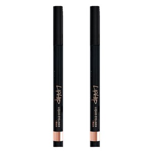 립힙 리퀴드 아이라이너 0.6g, 블랙, 2개