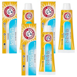 암앤해머 덴탈케어 오리지널 베이킹소다 치약, 127g, 3개