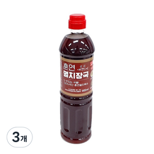 훈연 멸치장국, 3개, 900ml