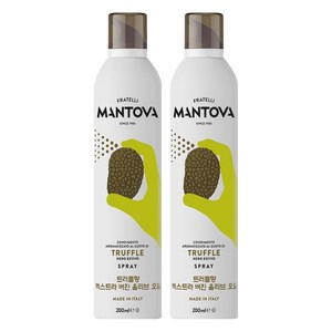 만토바 트러플향 엑스트라버진 올리브오일 스프레이, 200ml, 2개