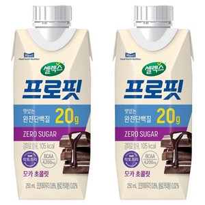 셀렉스 프로핏 모카 초콜릿, 250ml, 2개