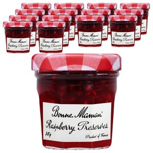 본마망 라스베리 잼, 30g, 15개