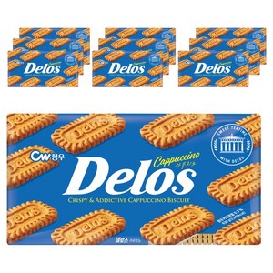 청우식품 델로스 카푸치노 비스켓, 630g, 10개