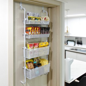 노바리빙 촘촘 4단 다용도 문걸이 선반