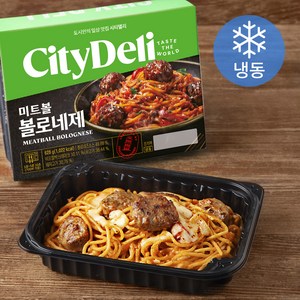 시티델리 미트볼 볼로네제 파스타 2개입 2인분 (냉동), 628g, 1개