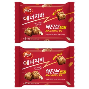 포스트 에너지바 액티브 미니, 210g, 2개