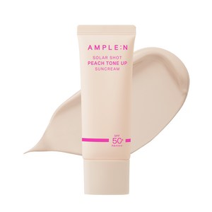 앰플엔 솔라샷 피치 톤업 선크림 SPF50+ PA++++, 40ml, 1개