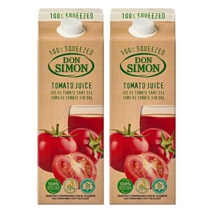 돈시몬 생과일 착즙 100% 토마토주스, 2L, 2개