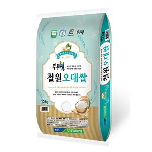 김화농협 2025년 햅쌀 GAP 인증 두루웰 철원 오대쌀 백미, 10kg, 상등급, 1개