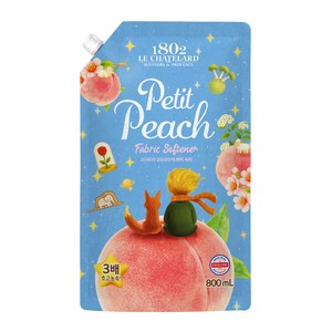 르샤트라1802 초고농축 섬유유연제 쁘띠피치, 800ml, 1개