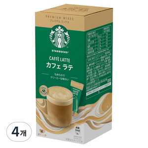 스타벅스 카페라떼, 18g, 4개입, 4개