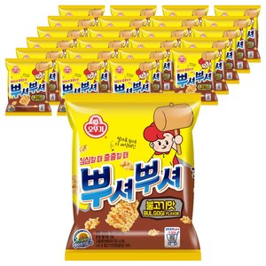 오뚜기 뿌셔뿌셔 불고기맛, 90g, 24개
