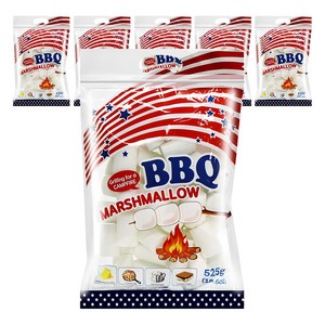 바베큐용 마쉬멜로, 525g, 6개