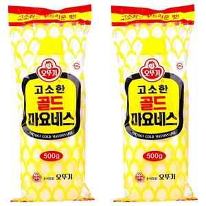 오뚜기 고소한 골드 마요네즈, 500g, 2개