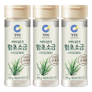 청정원 함초소금, 140g, 3개