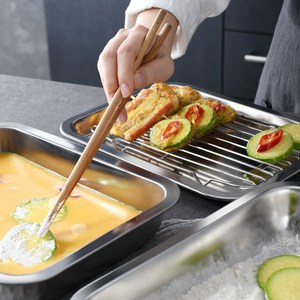 바겐슈타이거 연마제 없는 스텐 사각 트레이 세트 깊은형, No.05(270 ..., 밧드 + 랙 + 트..., 1세트