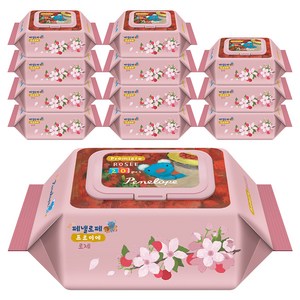 페넬로페 프르미에 로제 아기물티슈 휴대캡형, 65g, 20매, 12개