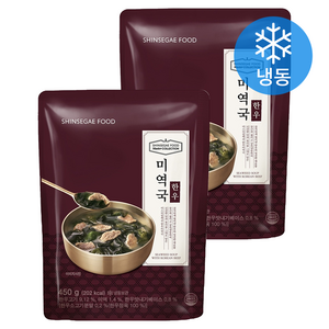 신세계푸드 호텔컬렉션 한우 미역국 (냉동), 450g, 2개