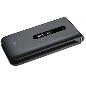 LG전자 LG Folder2 휴대폰 LM-Y120K, 뉴플레티넘그레이, 8GB