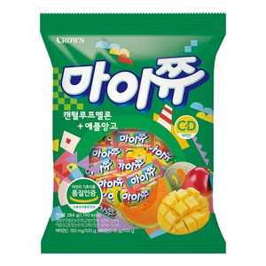 마이쮸 캔털루프멜론 + 애플망고 캔디, 284g, 1개