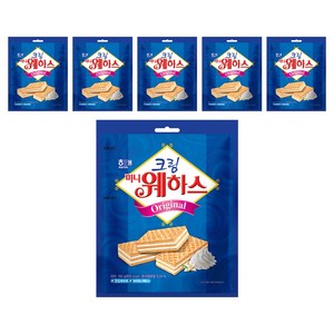 해태제과 크림 미니 웨하스, 150g, 6개