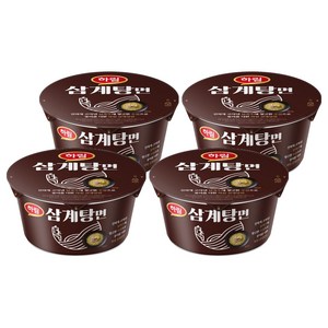 하림 삼계탕면 컵 107g, 4개