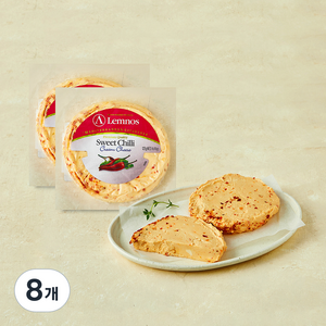 램노스 스윗칠리 크림치즈, 125g, 1개입, 8개