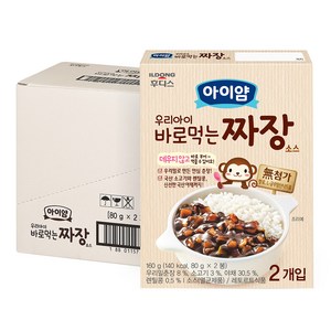 아이얌 바로 먹는 소스, 짜장, 8개, 160g