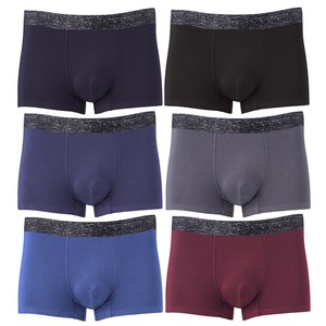 베이스알파에센셜 남성 무봉제 소프트 드로즈팬티 6p