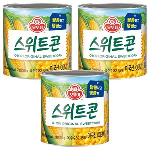 오뚜기 스위트콘 통조림, 340g, 3개