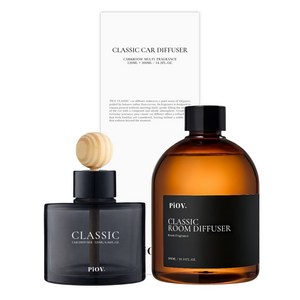 피오브 차량용 방향제 대용량 리필세트 120ml+300ml, 플라워샵, 1개