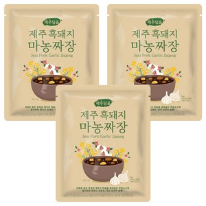 오뚜기 제주담음 제주 흑돼지 마농짜장, 250g, 3개