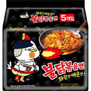 삼양 불닭볶음면 봉지라면, 5개