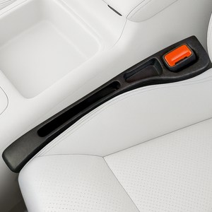 탐사 차량 시트 틈새 사이드 쿠션 핸드폰 차키 수납 자동차 틈새쿠션 (2P), 블랙, 1세트