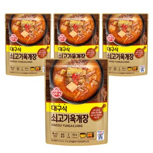 오뚜기 대구식 쇠고기육개장, 500g, 4개