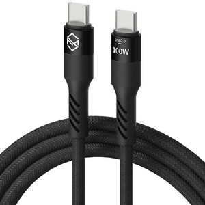 신지모루 단선 방지 100W C타입-C타입 PD 초고속 충전 케이블
