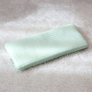 화모 3중직 통째로 빨아쓰는 신생아 일체형 숯 좁쌀베개, 민트, 36 x 16 x ..., 1개
