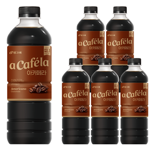 아카페라 아메리카노 과테말라, 1L, 6개