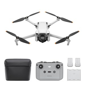 DJI Mini 3 플라이 모어 콤보 플러스 드론 + DJI RC-N1 조종기, 혼합색상