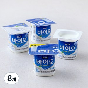 매일바이오 무가당 플레인, 85g, 8개