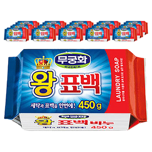 무궁화 왕표백비누, 450g, 16개