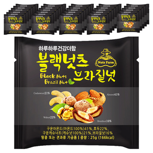 넛츠팜 블랙넛츠 브라질넛 1.5kg, 60개