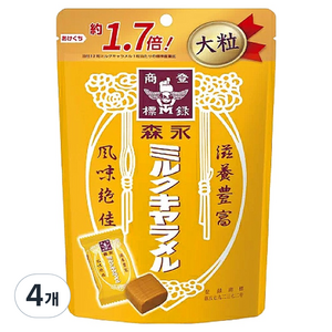 모리나가 밀크 카라멜, 132g, 4개