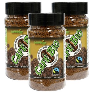 슈바이처 유기농 인스턴트커피 인텐시브, 100g, 3개
