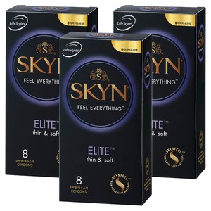 SKYN 엘리트 슬림형 콘돔, 8개입, 3개