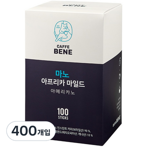 카페베네 마노 아프리카 마일드, 900mg, 100개입, 4개