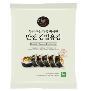 만전김 두번구운 김밥용김 10p, 25g, 1개