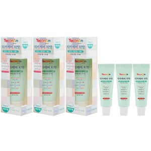 예꼬맘 어린이 치약 2단계 60g + 소형치약 15g, 3세트