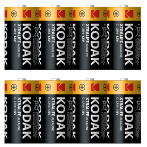 코닥 알카라인 C형 건전지 벌크형, 4개입, 2개